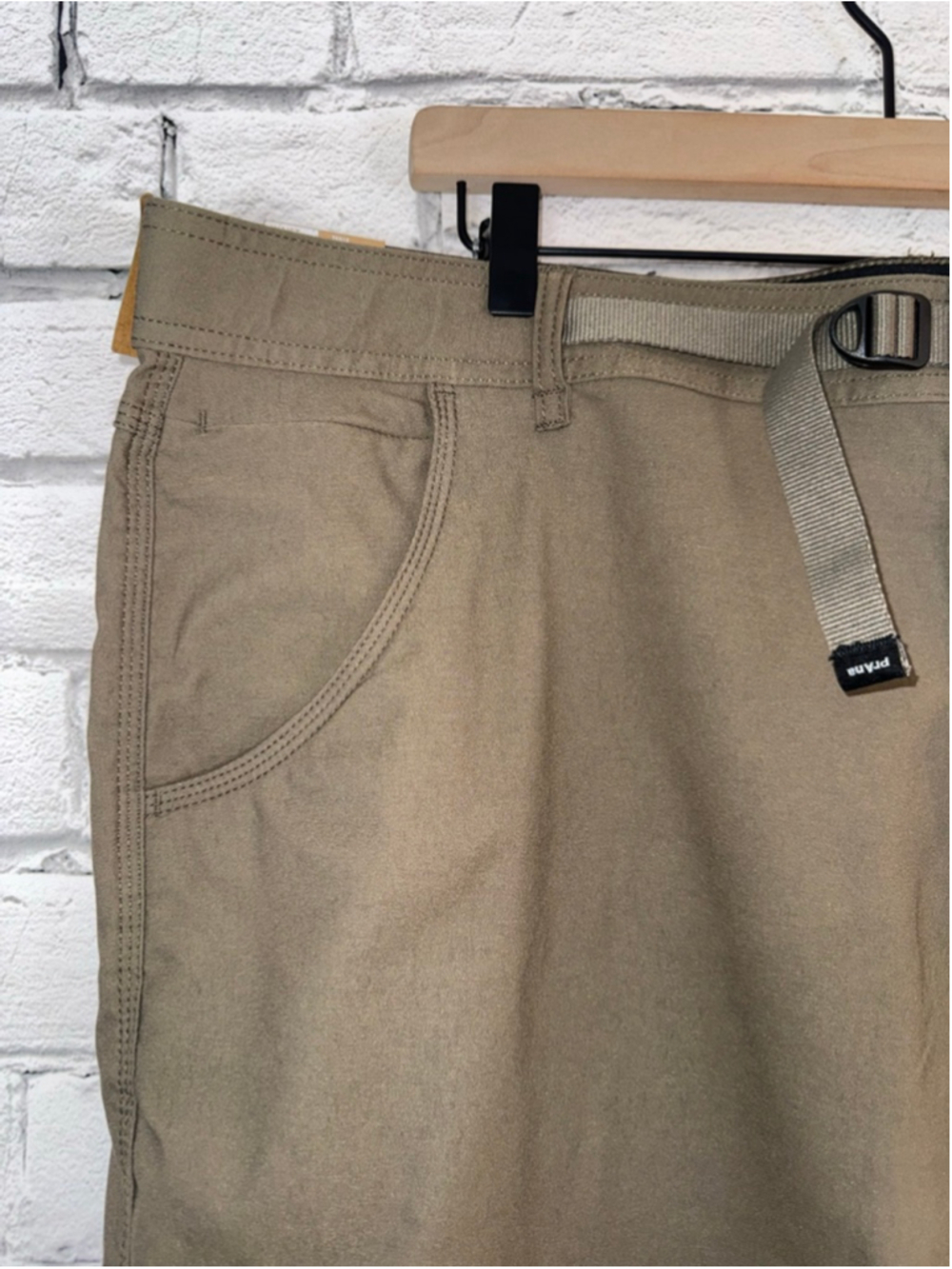 Men's Prana Pants size 42x30 Brown Stretch Zion Slim Cargo Pants Hiking Pants - Picture 9 of 16
